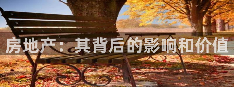 和记h8官网：房地产：其背后的影响和价值