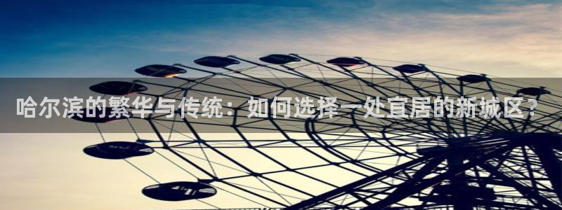 和记备用网官网开户：哈尔滨的繁华与传统：如何选择一处宜居的新