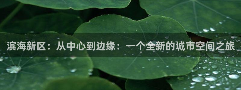 和记娱乐h88官网约凯发来就送68：滨海新区：从中心到边缘：