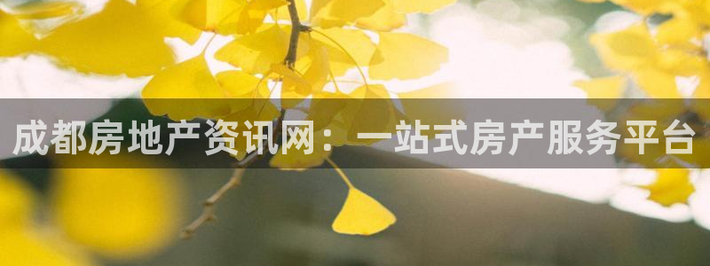 和记官网开户 银博网：成都房地产资讯网：一站式房产服务平台