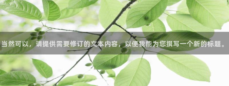 和记娱乐平台官网：当然可以，请提供需要修订的文本内容，以便我