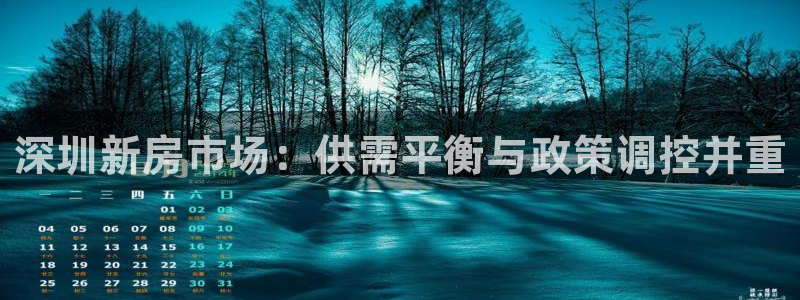 和帆记官网：深圳新房市场：供需平衡与政策调控并重
