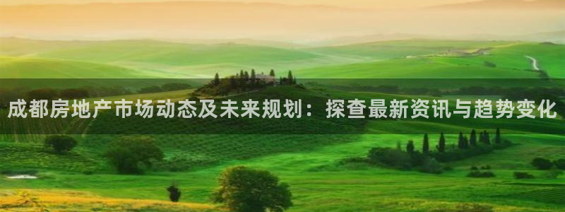 和记娱等级h88285官网：成都房地产市场动态及未来规划：探