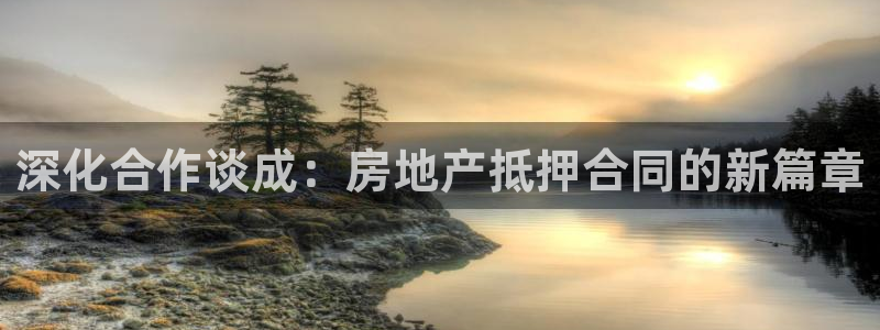 和记官网官网入口：深化合作谈成：房地产抵押合同的新篇章